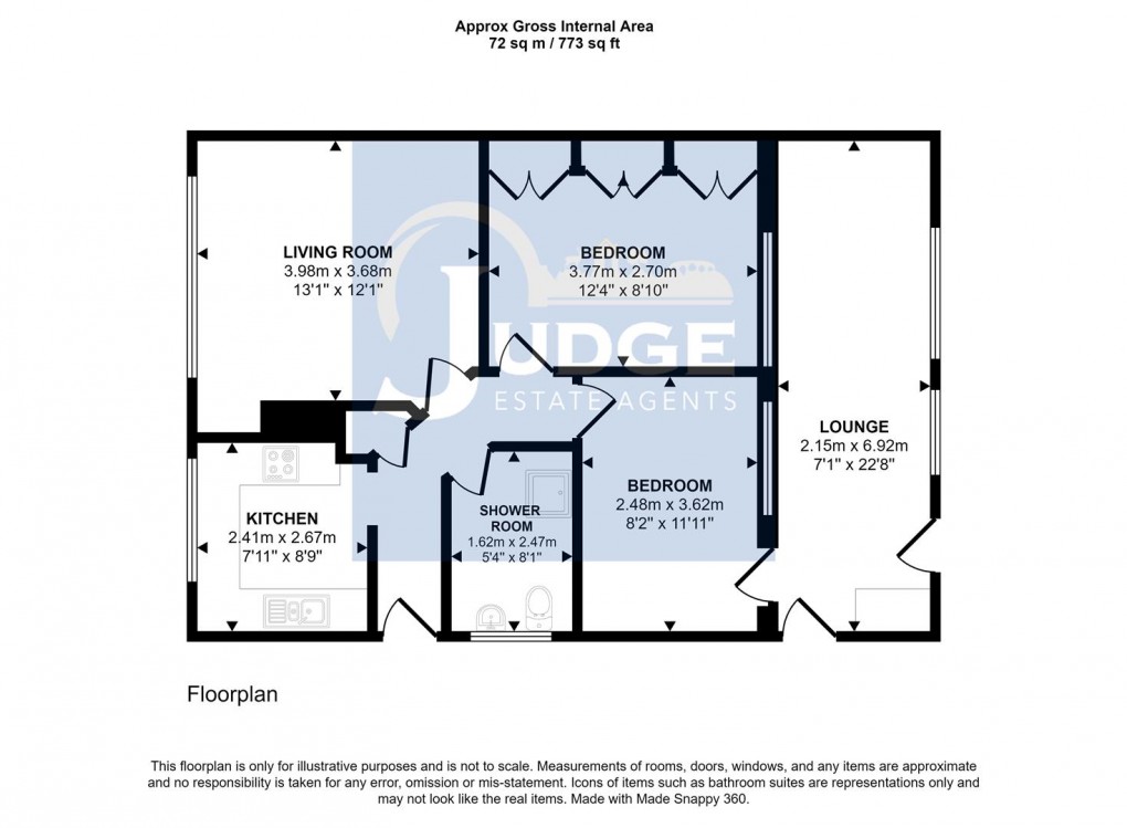 Floorplan for Gillbank Drive, Ratby, Leicester