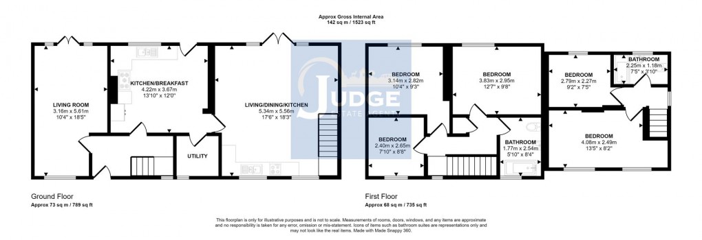 Floorplan for Hollow Road, Anstey, Leicester