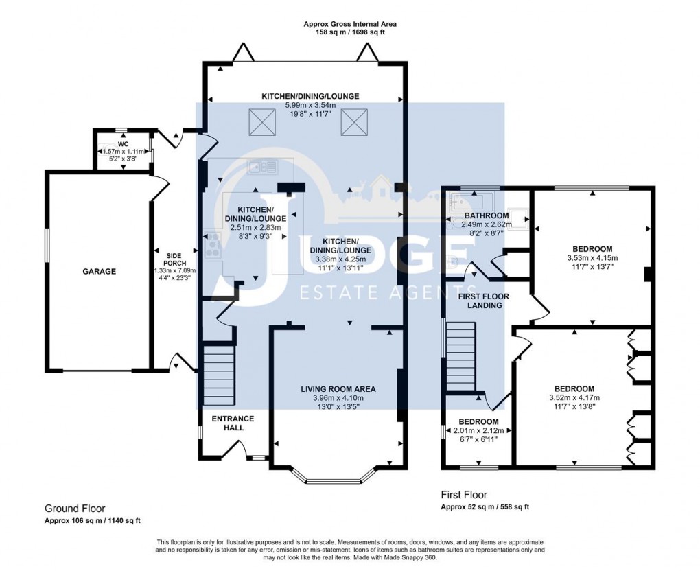Floorplan for Leicester Road, Groby, Leicester