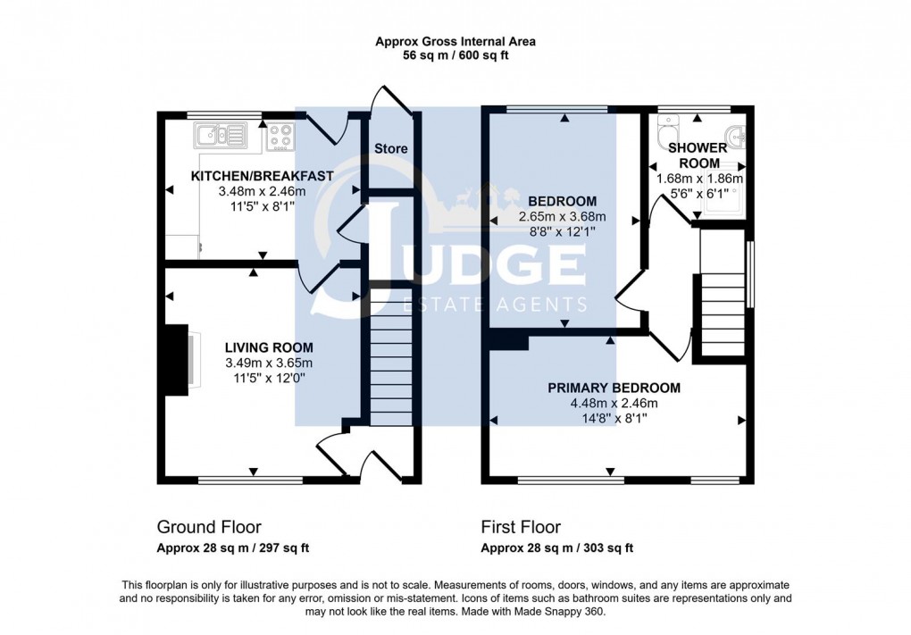 Floorplan for Halifax Drive, Leicester