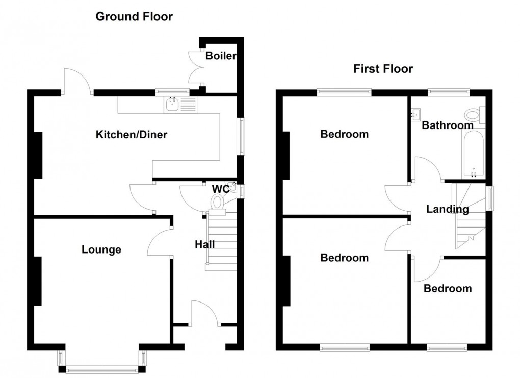 Floorplan for Forest Gate, Anstey, Leicestershire