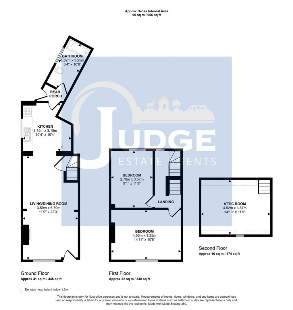 Floorplan for Highfield Street, Anstey, Leicester