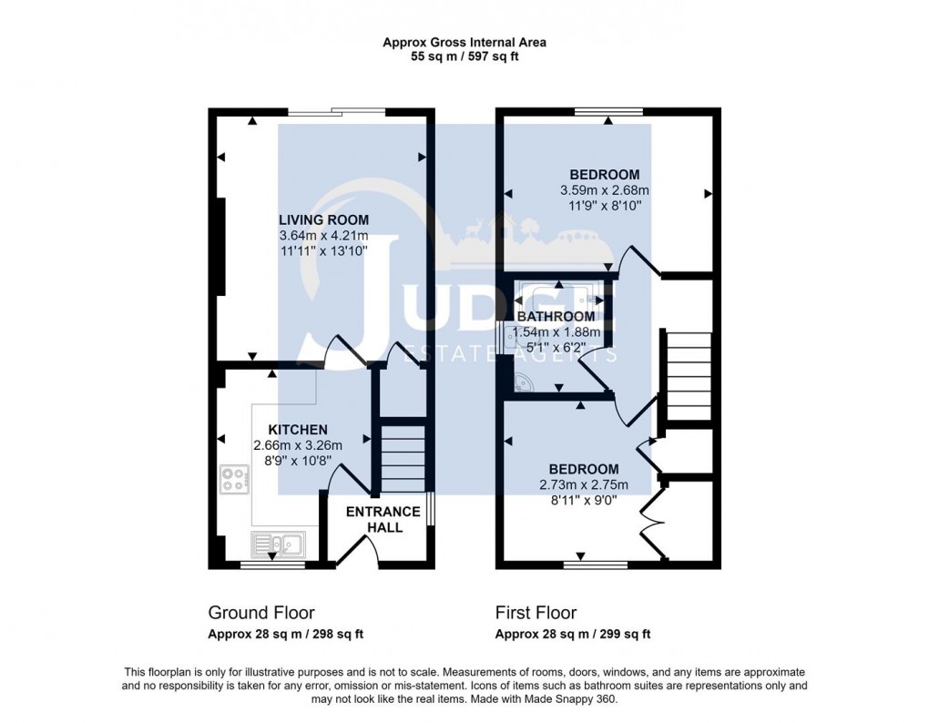 Floorplan for Church Lane, Anstey