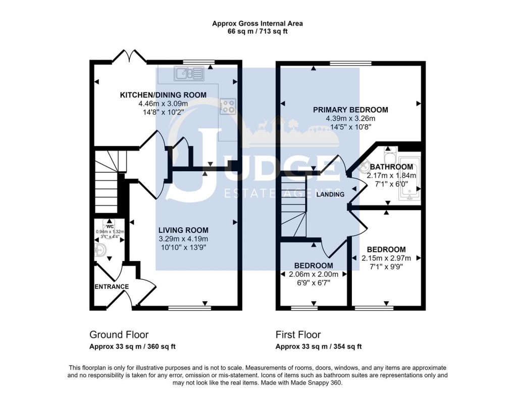 Floorplan for Mill Hill Wood Way, Ibstock