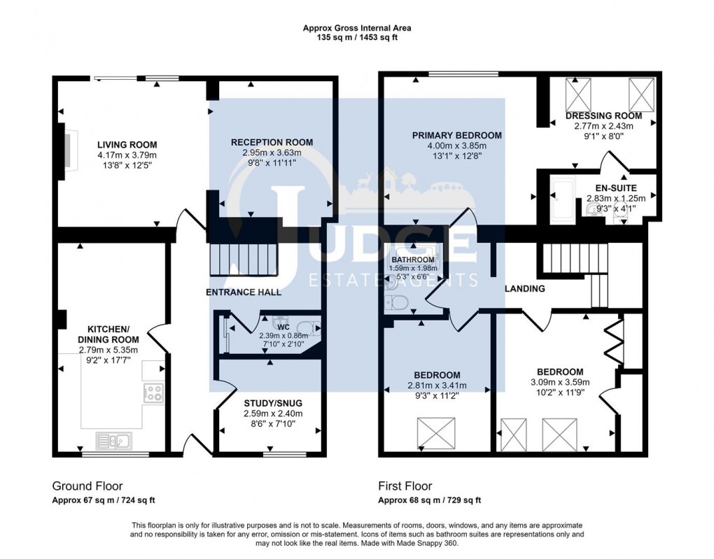 Floorplan for The Green, Markfield, Leicestershire