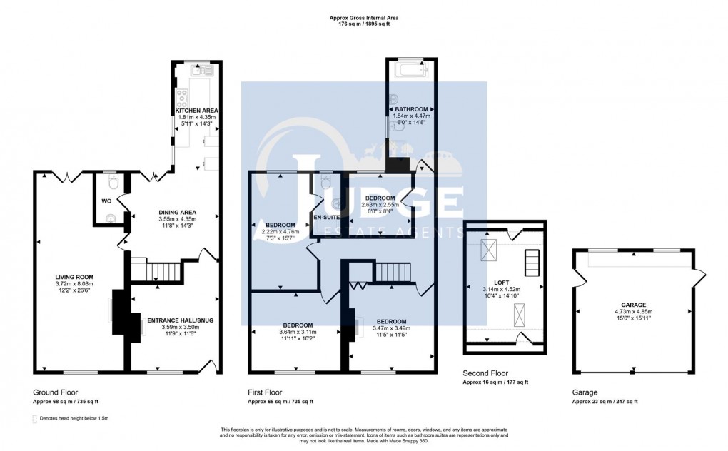 Floorplan for Gladstone Street, Anstey, Leicestershire