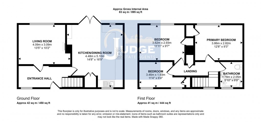 Floorplan for Birds Nest Avenue, Leicester
