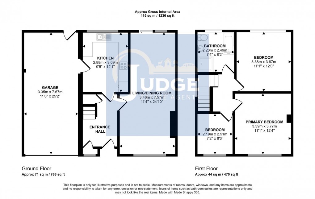 Floorplan for Minster Crescent, Stadium Estate, Leicester