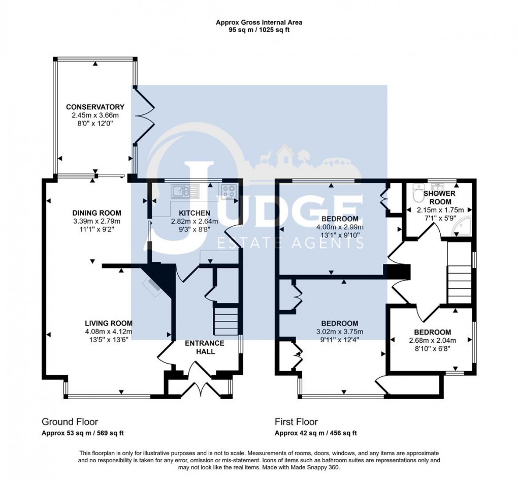 Floorplan for Charles Drive, Anstey, Leicester