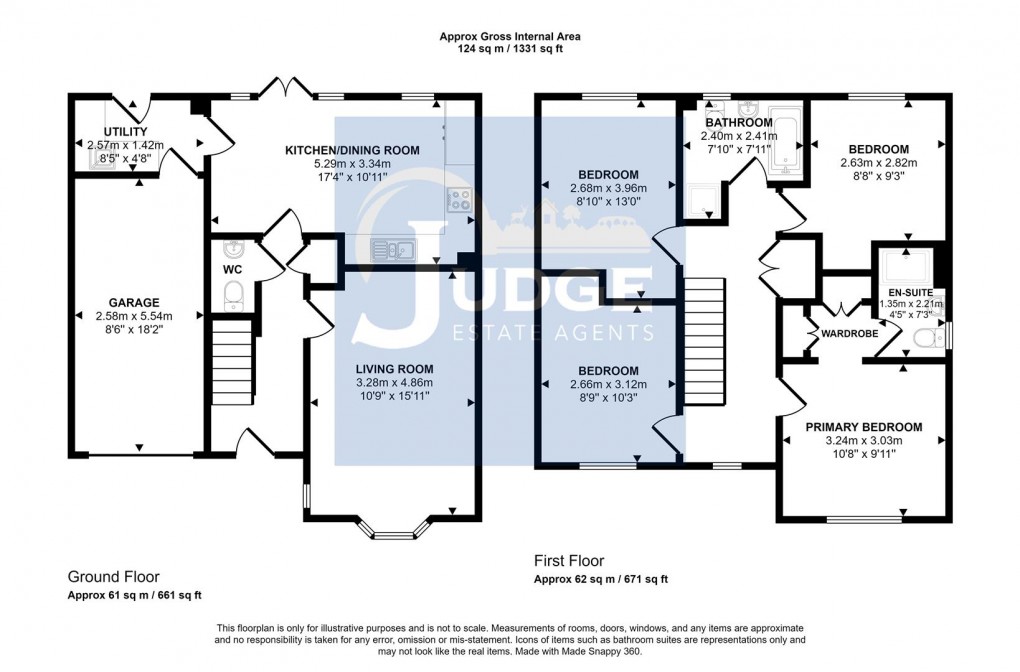 Floorplan for Poole Close, Anstey, Leicester