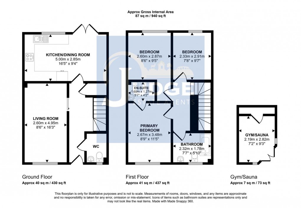 Floorplan for Home Farm Close, Anstey, Leicester
