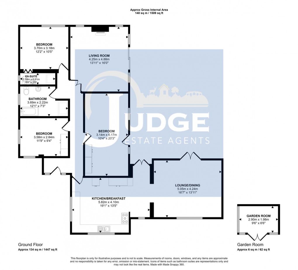Floorplan for Jacqueline Road, Markfield, Leicestershire