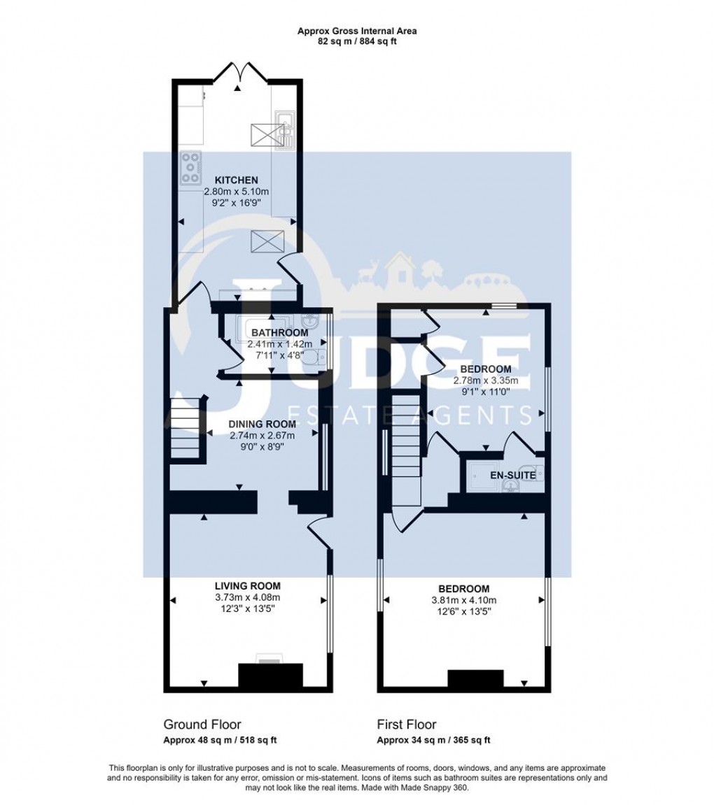Floorplan for The Green, Markfield, Leicestershire