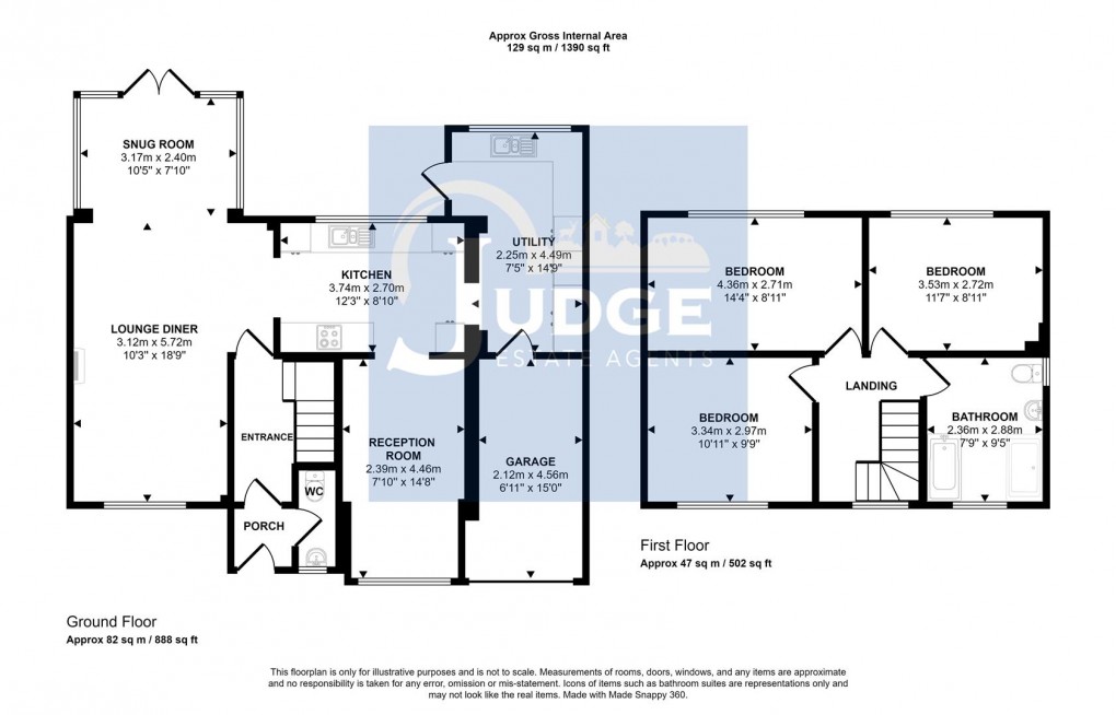 Floorplan for Latimer Road, Cropston, Leicestershire