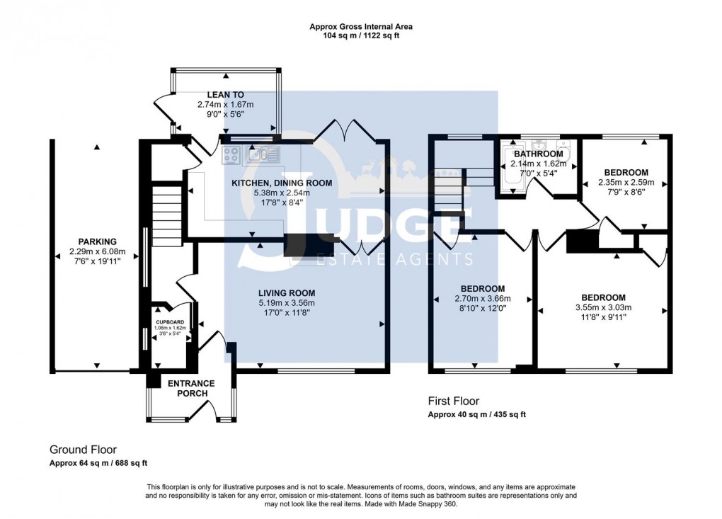 Floorplan for Balladine Road, Anstey, Leicester