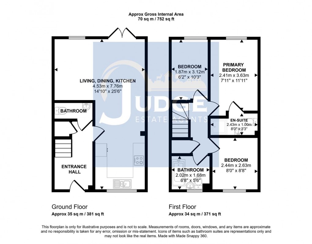 Floorplan for Castle Hill Road, Anstey, Leicester