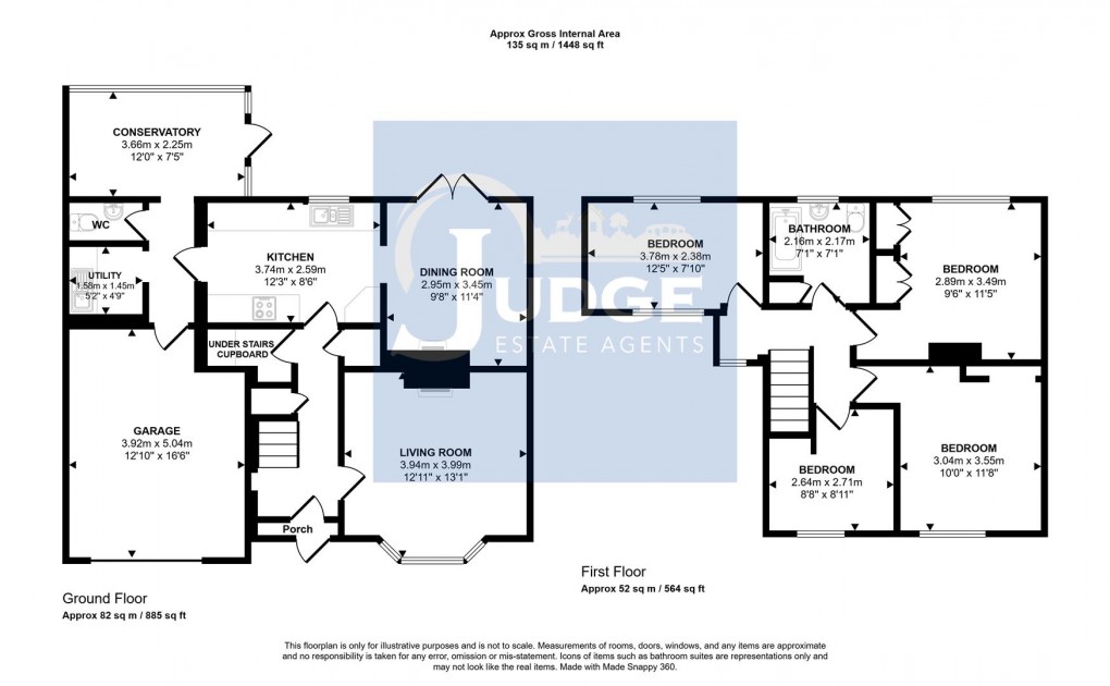 Floorplan for Charnwood Road, Anstey, Leicester