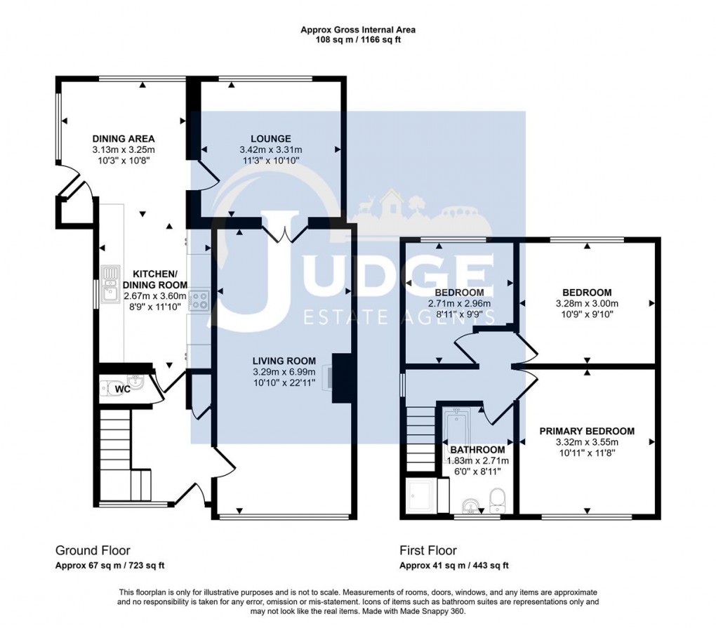 Floorplan for Bencroft Close, Anstey, Leicester