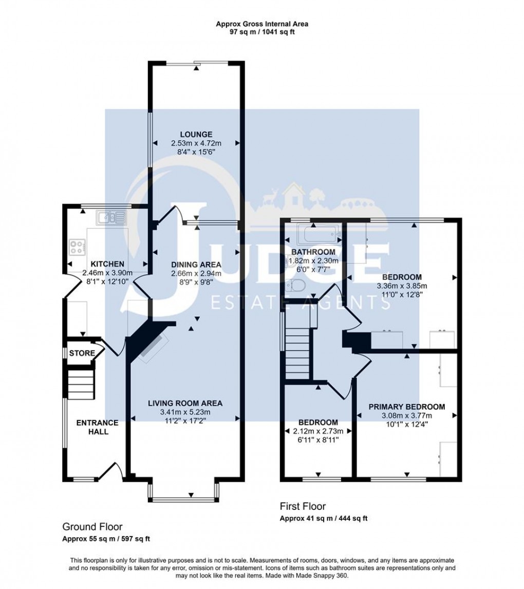 Floorplan for Link Road, Anstey, Leicester