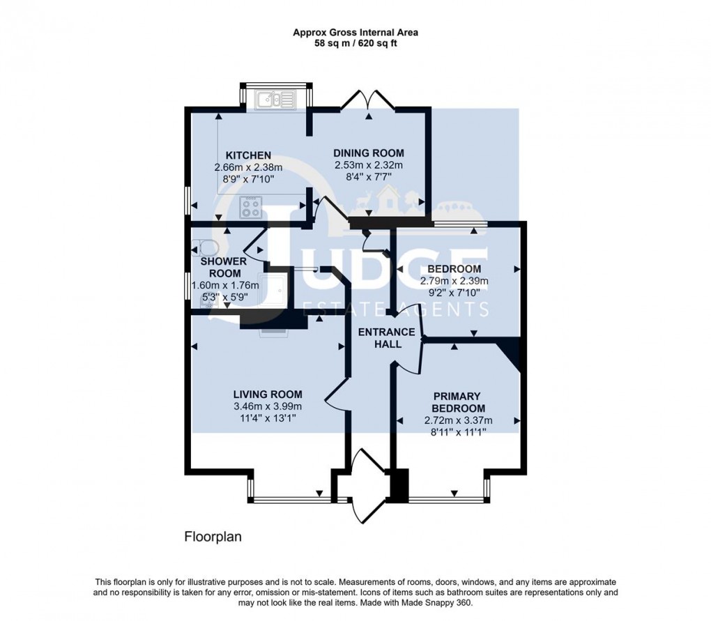 Floorplan for Anstey Lane, Thurcaston, Leicester