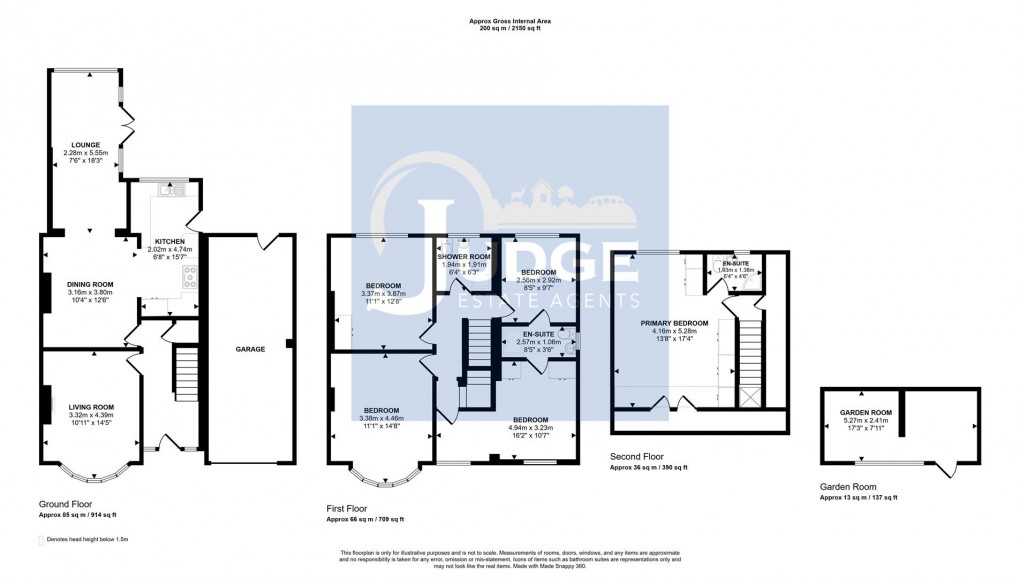 Floorplan for Holmfield Avenue West, Leicester Forest East, Leicester