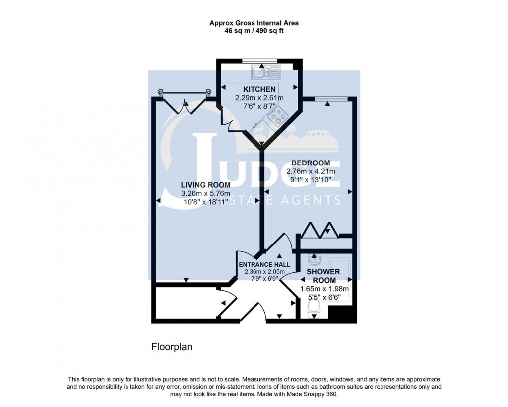 Floorplan for Bradgate Road, Anstey, Leicestershire