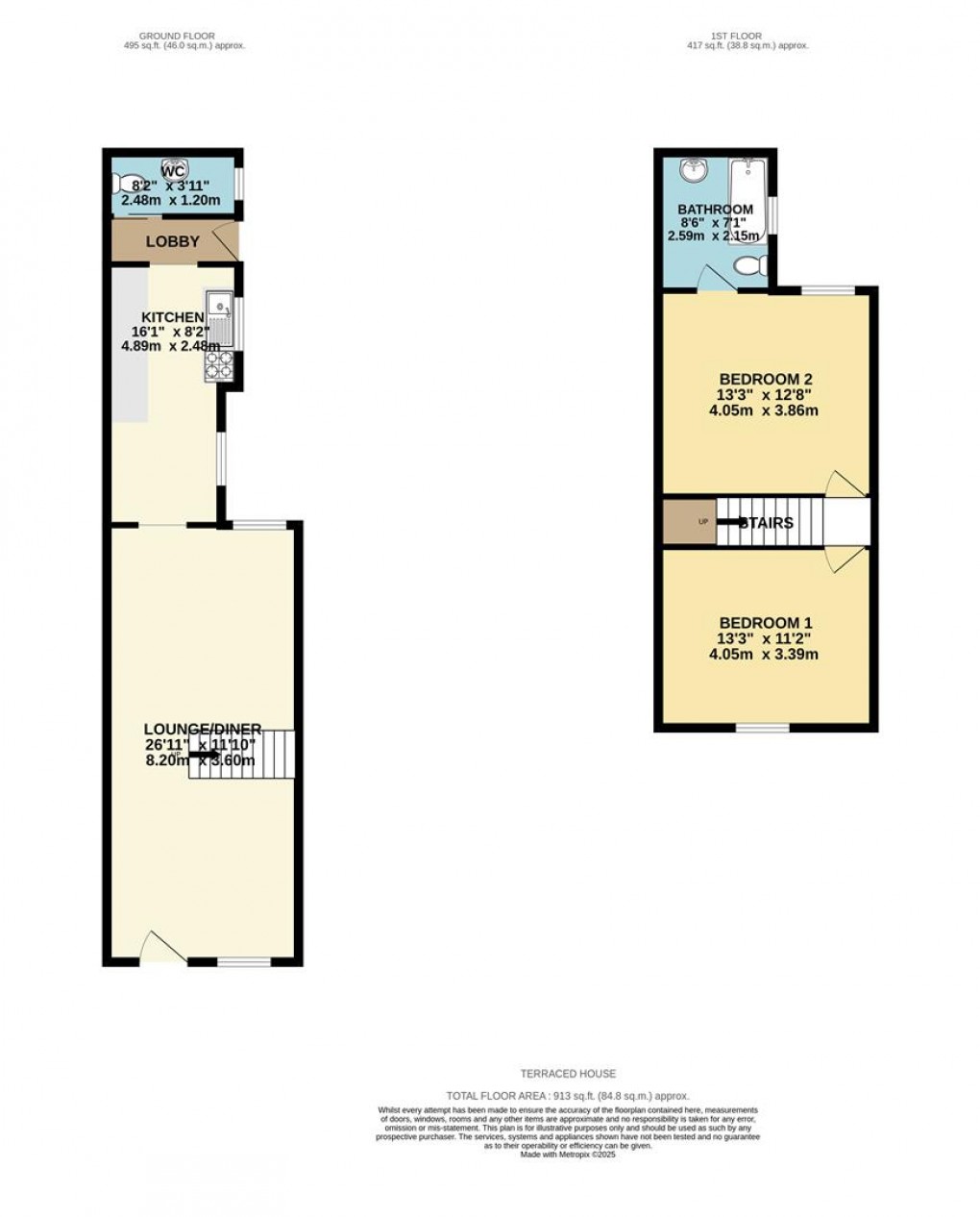 Floorplan for George Street, Anstey, Leicester