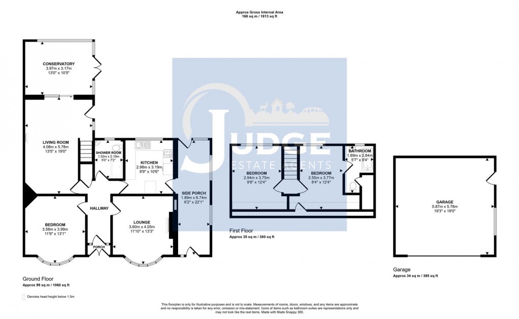 Floorplan for Bradgate Road, Anstey, Leicestershire