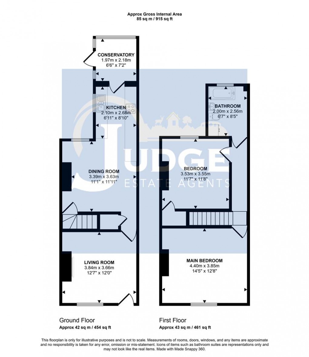 Floorplan for Hollow Road, Anstey, Leicester