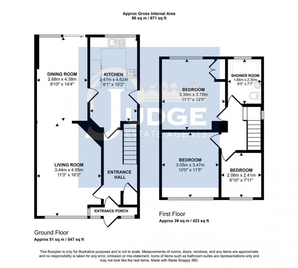 Floorplan for Edward Street, Anstey, Leicester