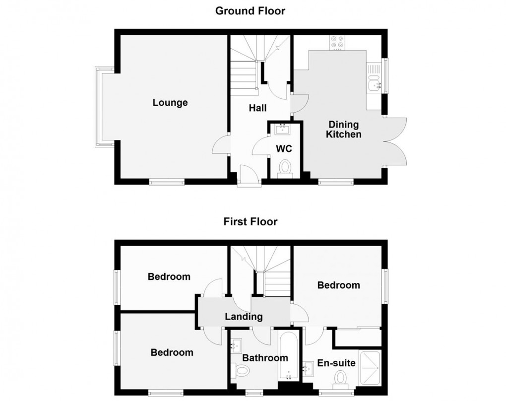 Floorplan for Woolden Way, Anstey, Leicester