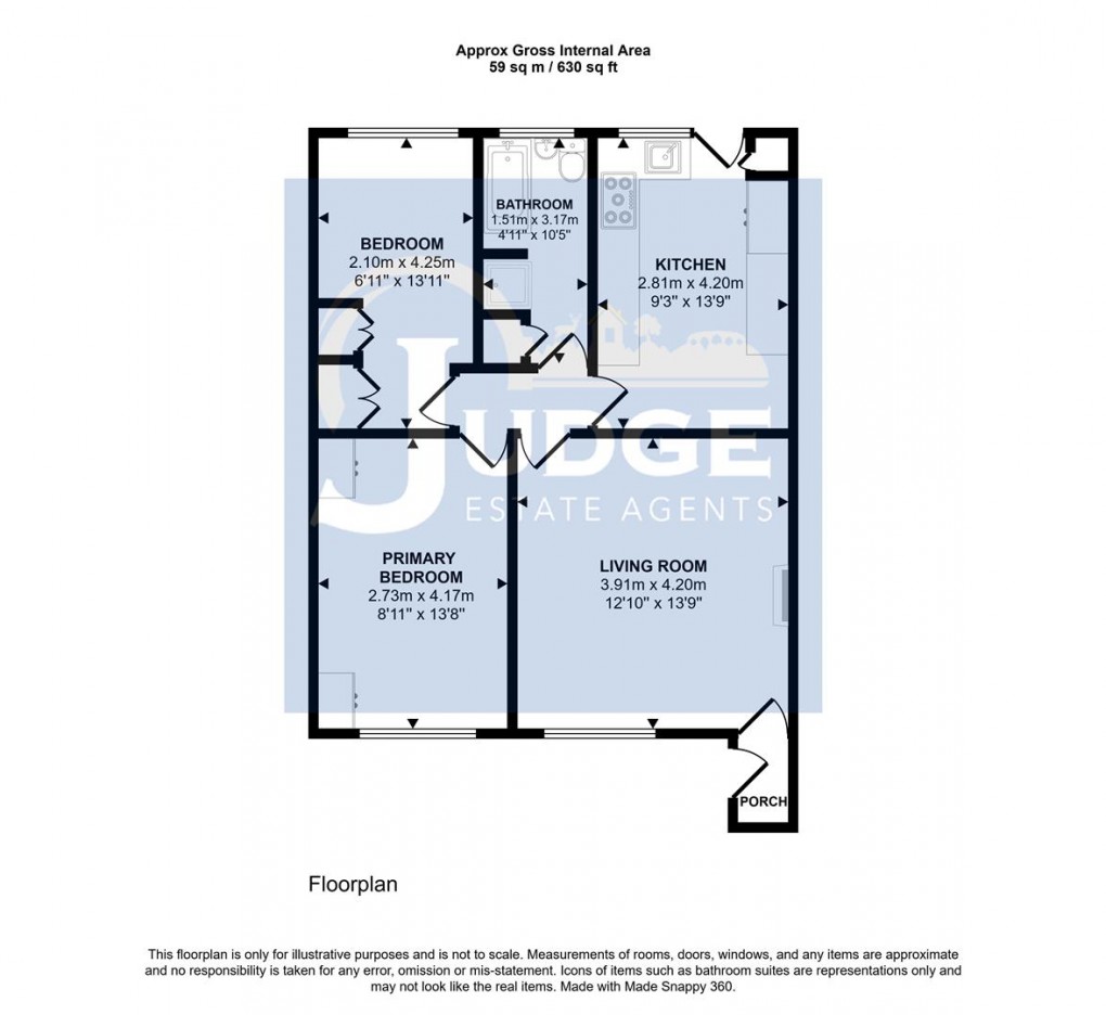 Floorplan for Chitterman Way, Markfield