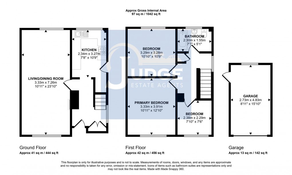 Floorplan for Merrylees Road, Thornton, Coalville