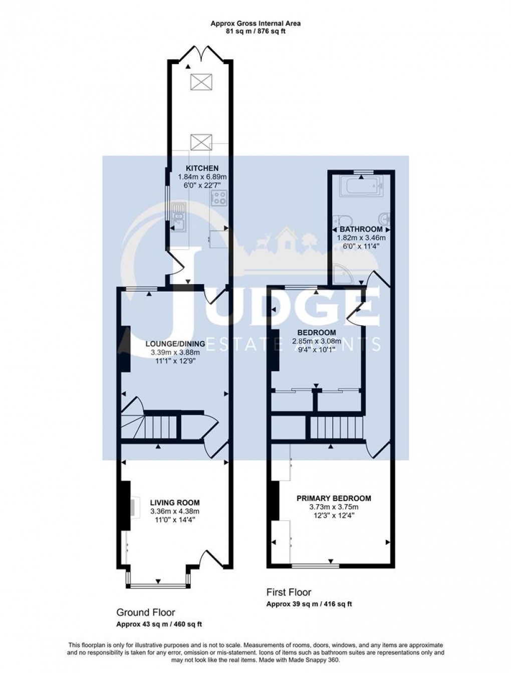 Floorplan for Forest Gate, Anstey, Leicester