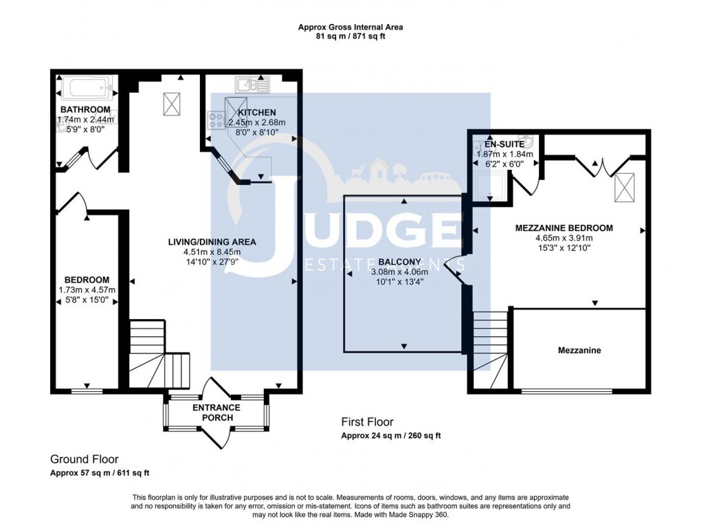 Floorplan for Forest Gate, Anstey, Leicester