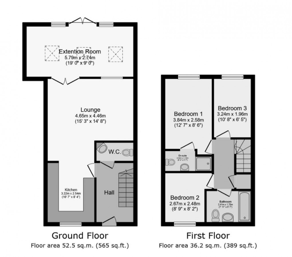 Floorplan for Birstall Meadow Road, Birstall, Leicester