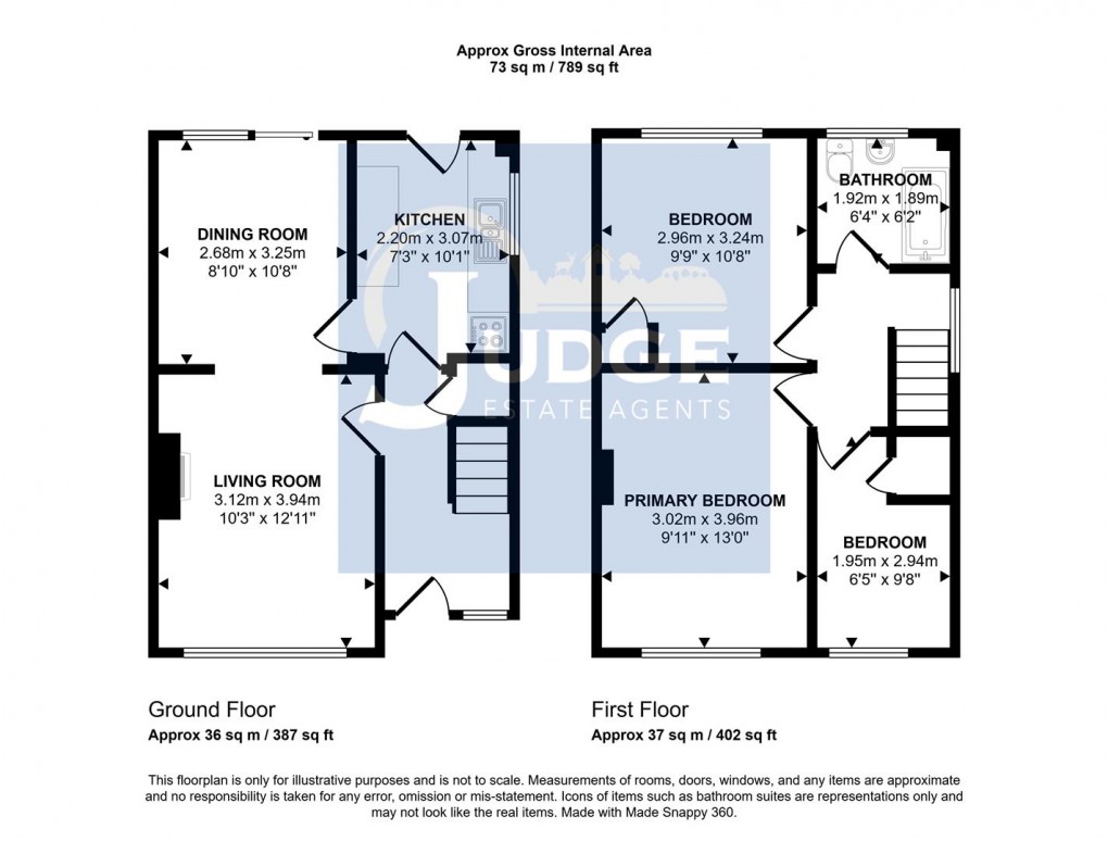 Floorplan for Cherry Tree Close, Anstey, Leicester