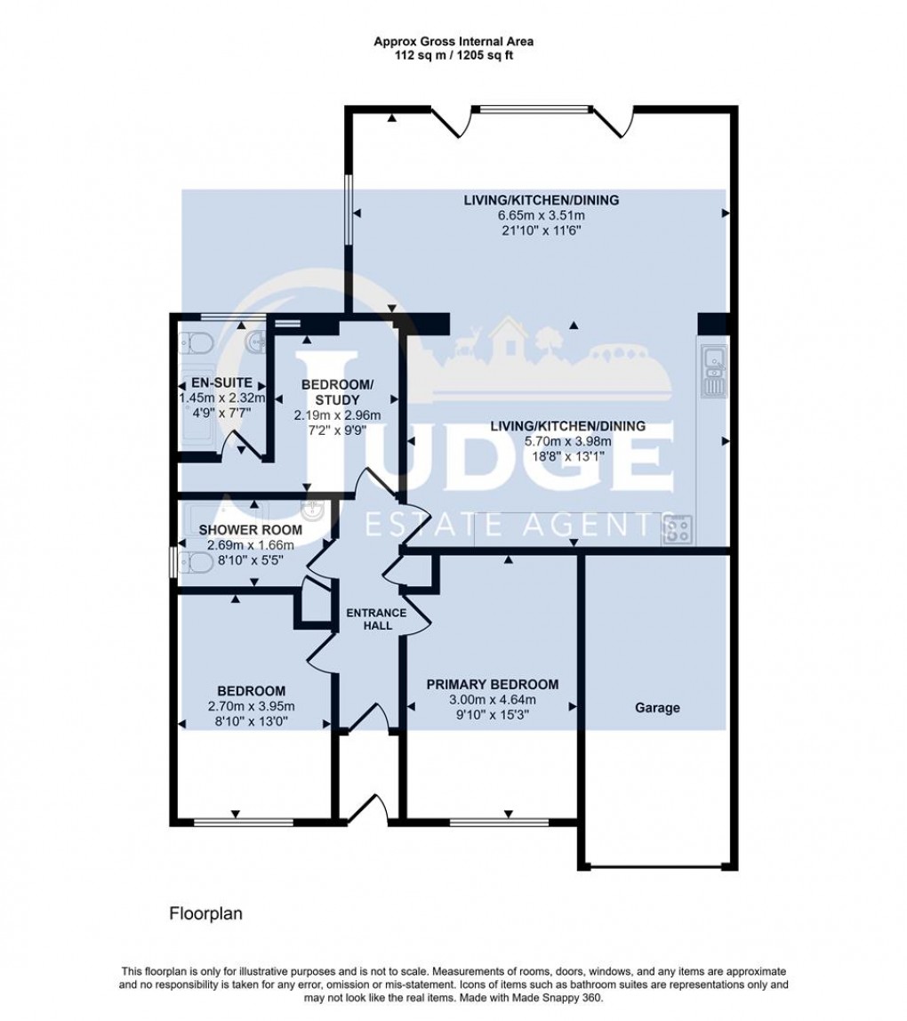 Floorplan for Elm Close, Groby, Leicester